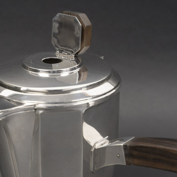 Émile Prost, Solid Silver Tea, Coffee, and Chocolate Set – ART DECO circa 1930