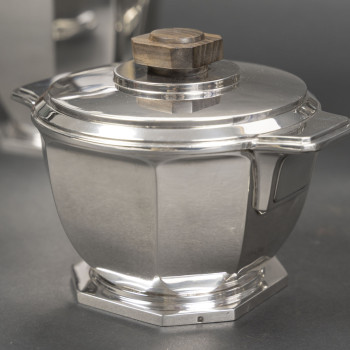 Émile Prost, Solid Silver Tea, Coffee, and Chocolate Set – ART DECO circa 1930