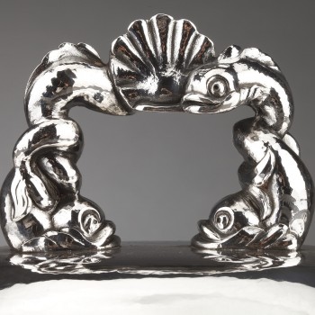 Orfèvre BANCELIN - Soupière en argent massif vers 1950/1960