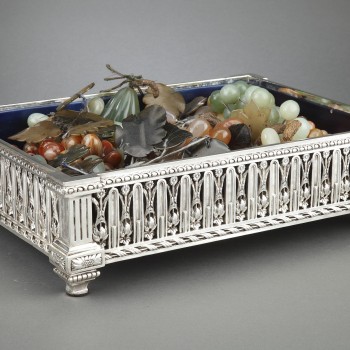 Goldsmith Christofle - 19th century silvered bronze planter