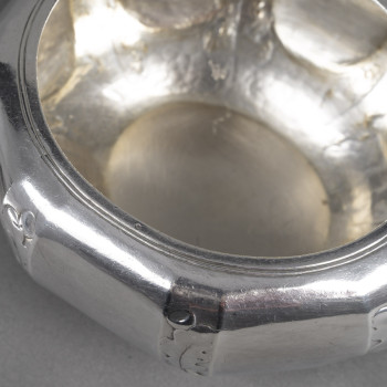 Georges Lecomte, Silversmith - Solid Silver Covered Box, circa 1925