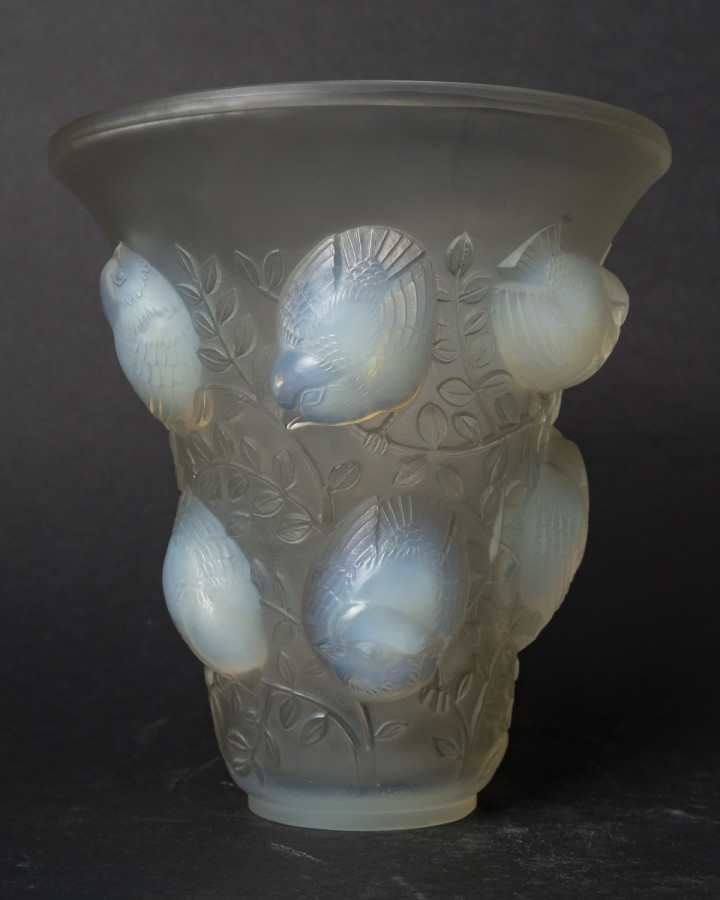 RENE LALIQUE – Vase “ Saint François” en verre – Circa 1930