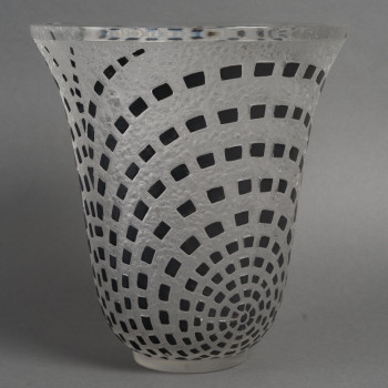 René Lalique (1860 – 1945) – Vase « Damiers » créer en 1935