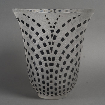 René Lalique (1860 – 1945) – Vase « Damiers » créer en 1935