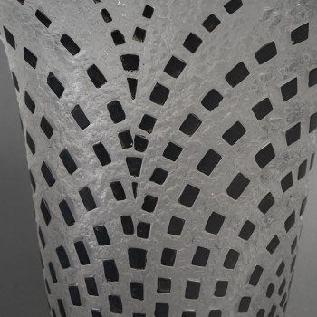 René Lalique (1860 – 1945) – Vase « Damiers » créer en 1935