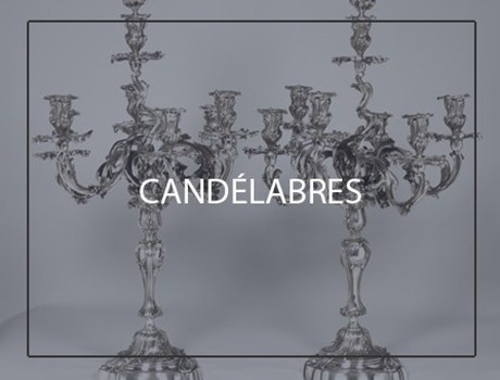 CANDLESTICKS and CANDELABRA